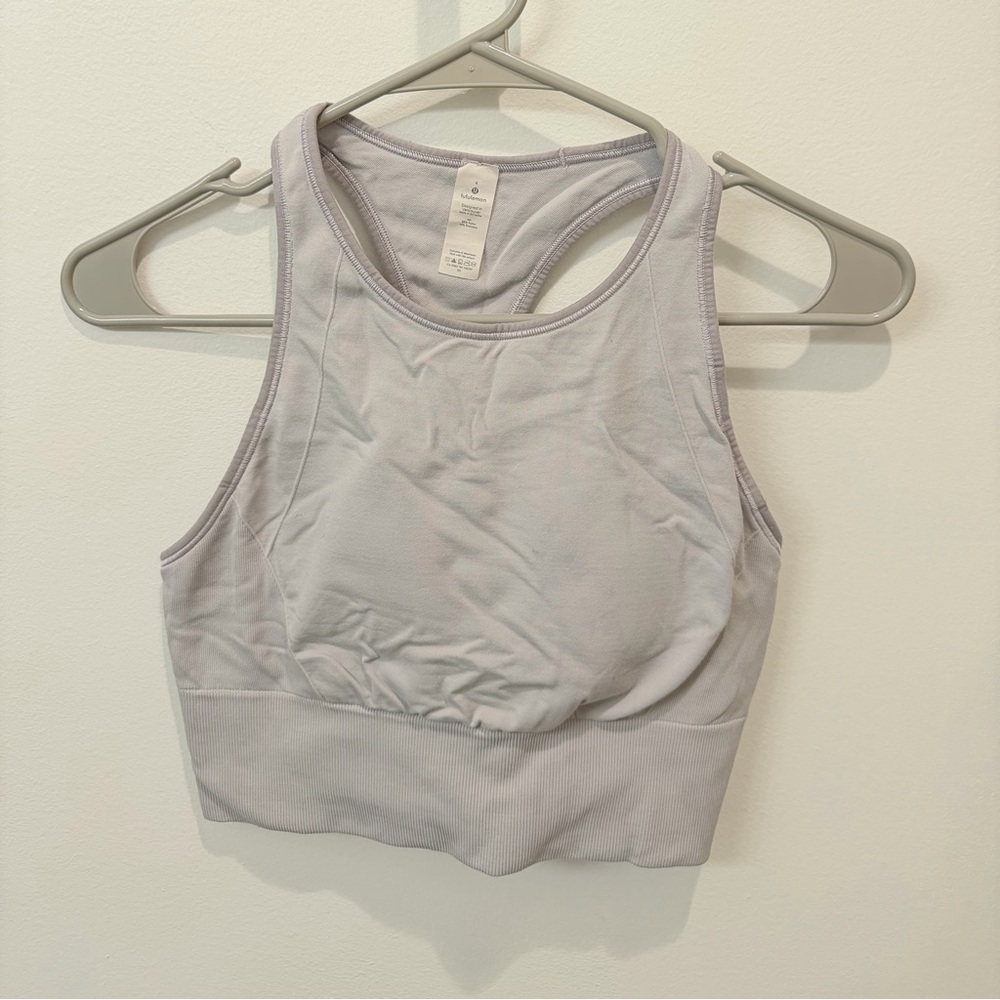 Lululemon mauve purple color tank/bra